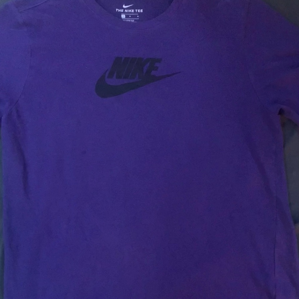 PURPLE NIKE DRI FIT TEE